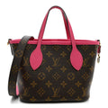 Louis Vuitton Monogram Neverfull Inside Out Bandouliere BB Rose Pondichery