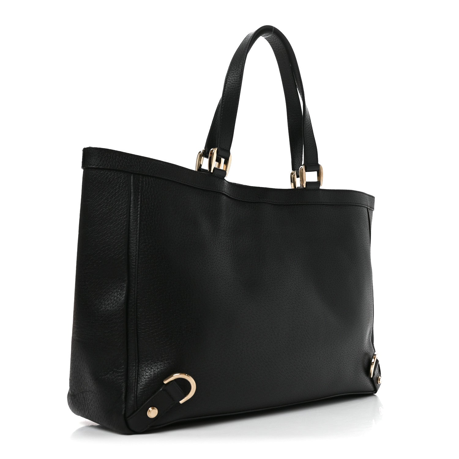 Gucci Calfskin Large Abbey Tote Black