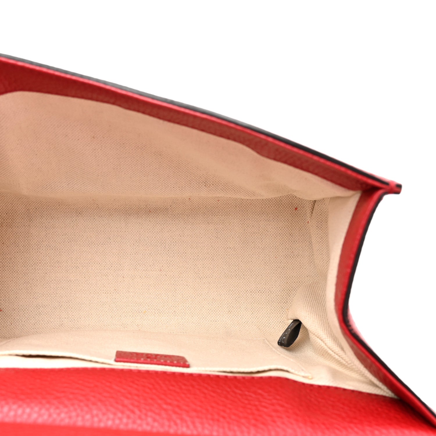 Gucci Cellarius Calfskin Mini GG Marmont Top Handle Bag Vulcanic Red
