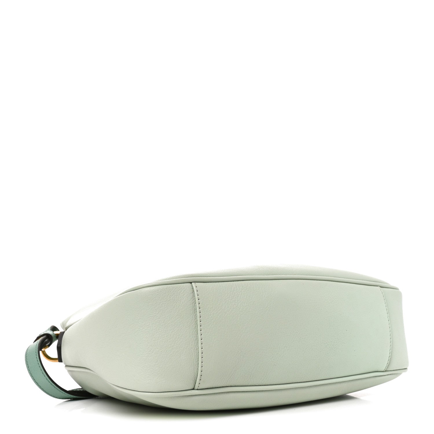 Gucci Softy Wonka Textured Dollar Calfskin Medium Diana Shoulder Bag Salvy Green