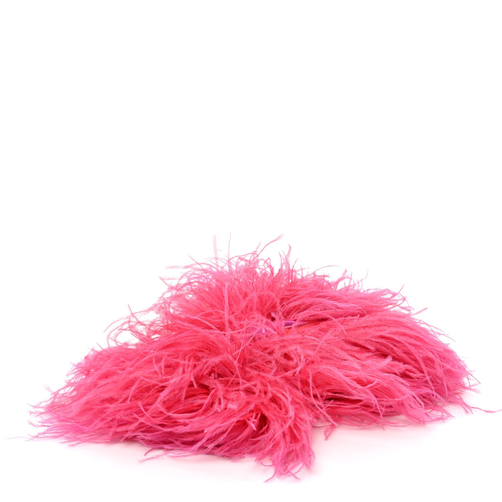 Givenchy Ostrich Feather Mini Kenny Shoulder Bag Pink