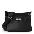 Hermès Taurillon Clemence Jypsiere 37 Black