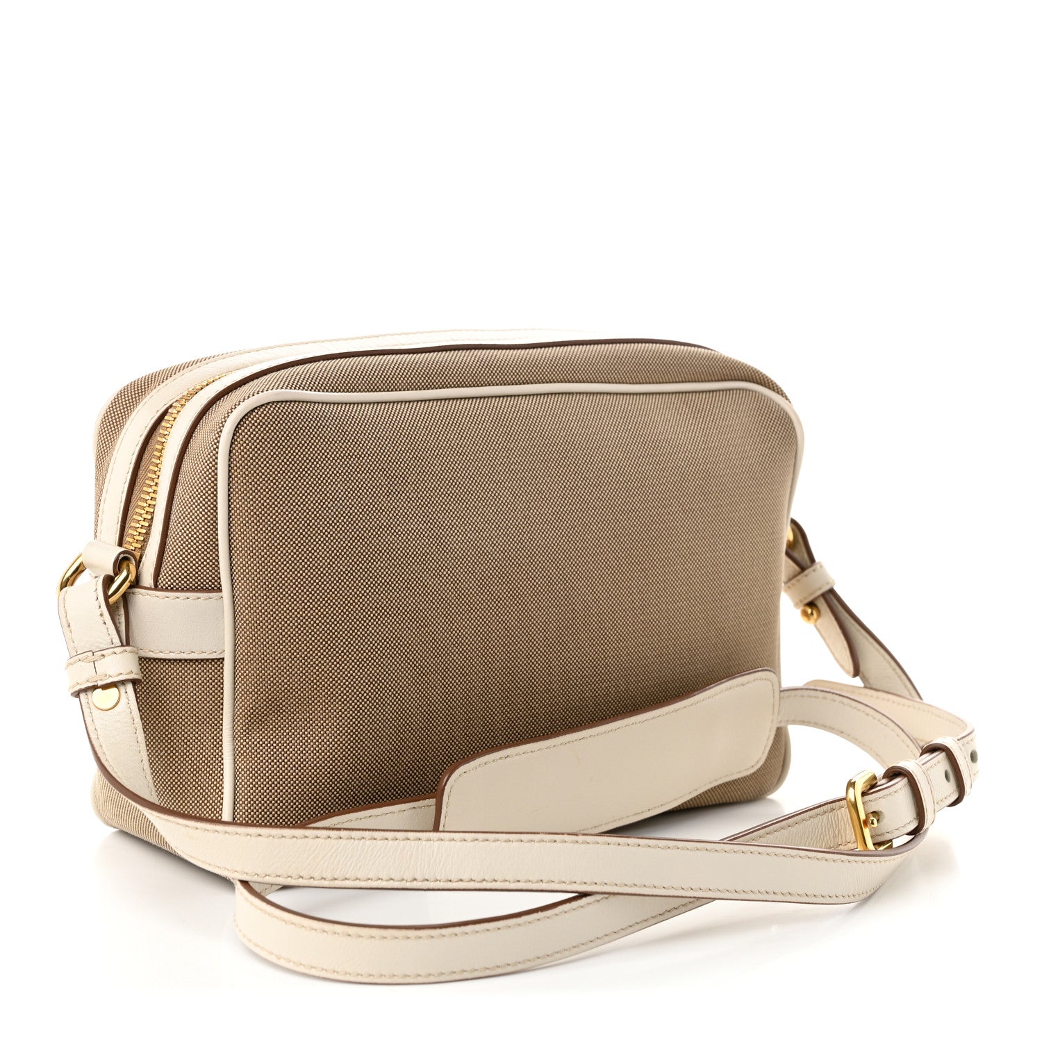 Prada Jacquard Logo Camera Bag Corda Talco