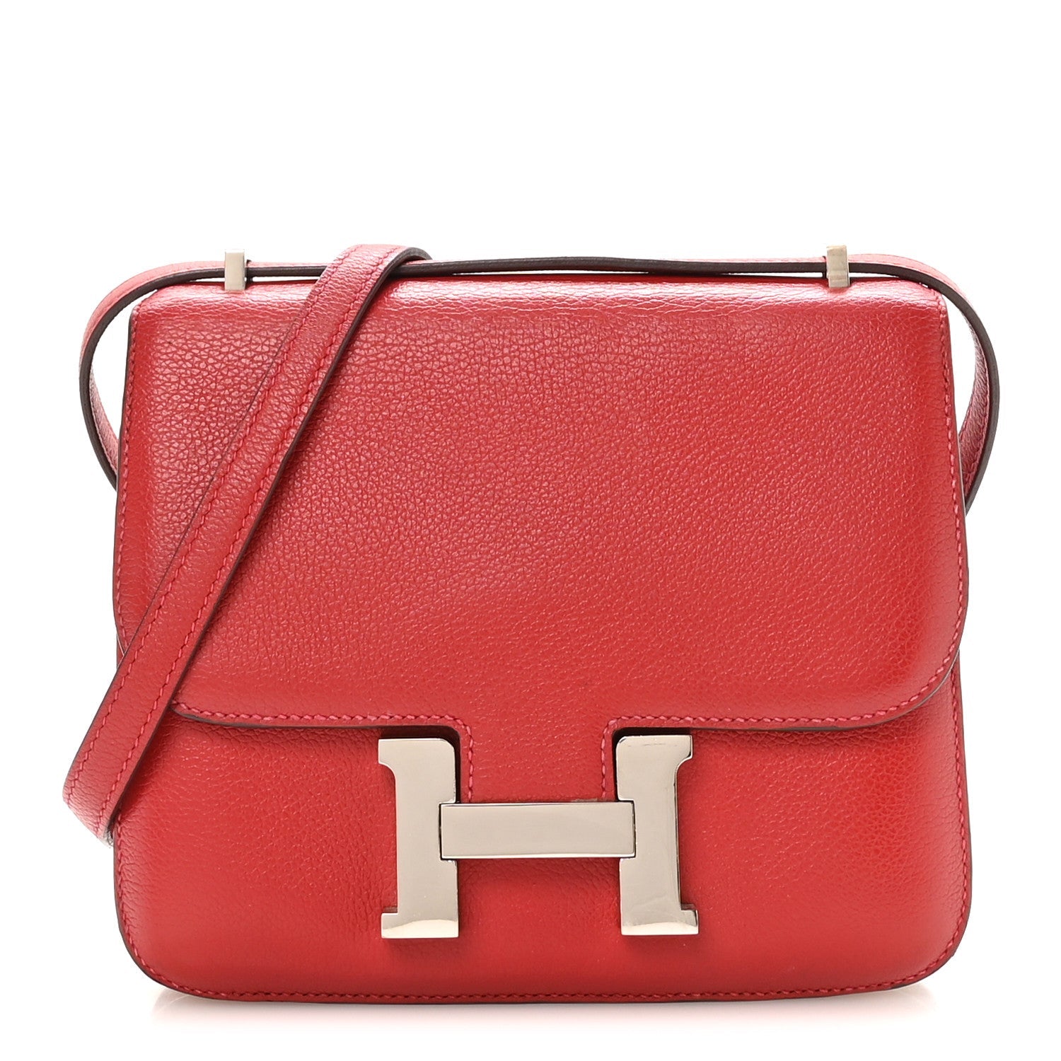 Hermès Chevre Mysore Constance 18 Rouge Piment