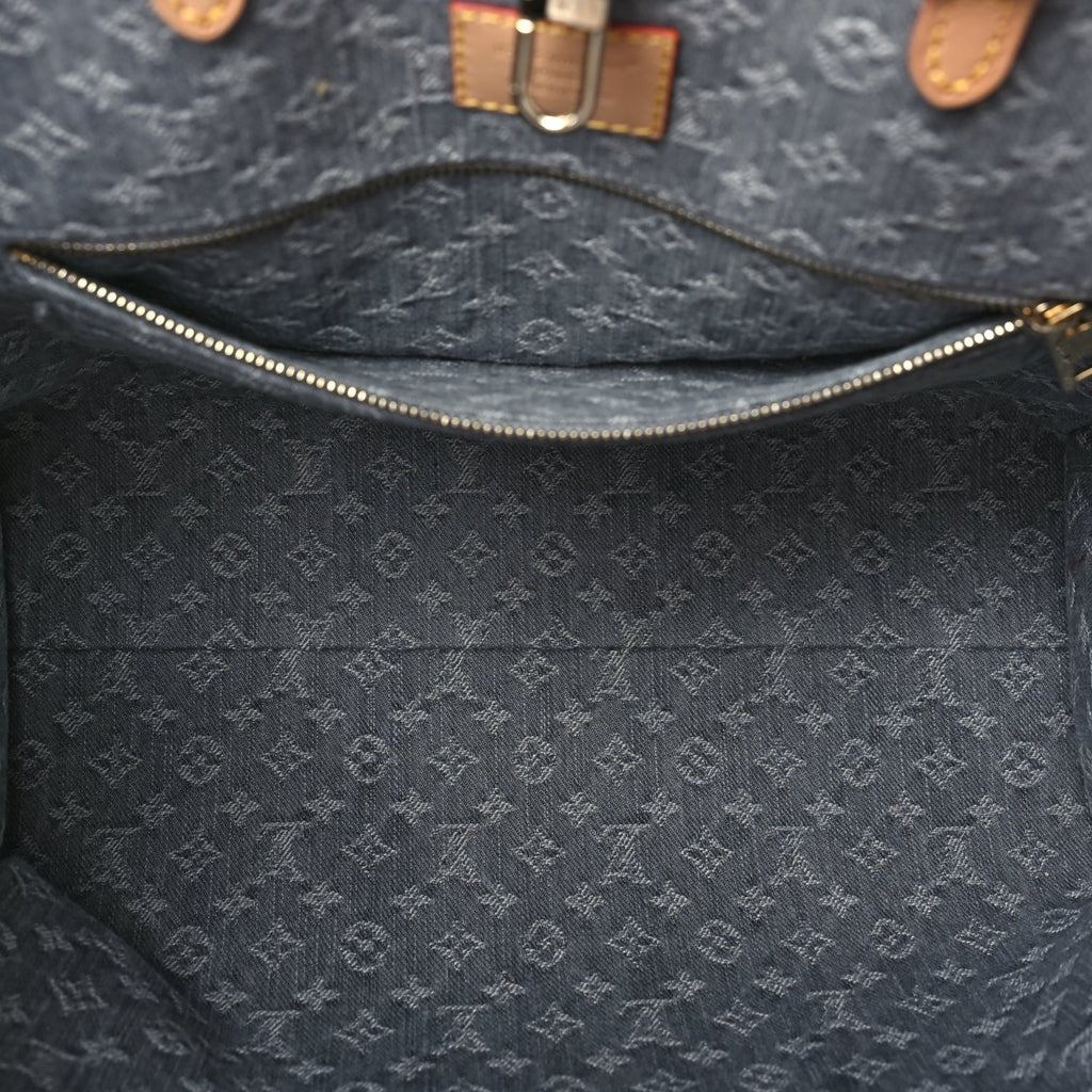 Louis Vuitton Monogram Denim Onthego MM Washed Gray