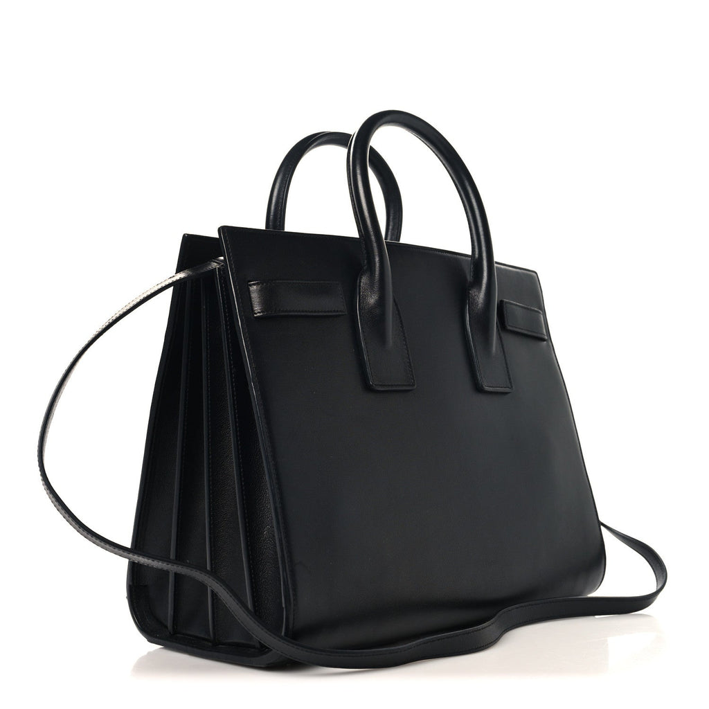 Saint Laurent Small Sac De Jour Black - Angled Back View