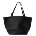 The Row Grained Calfskin Park Tote Three Black