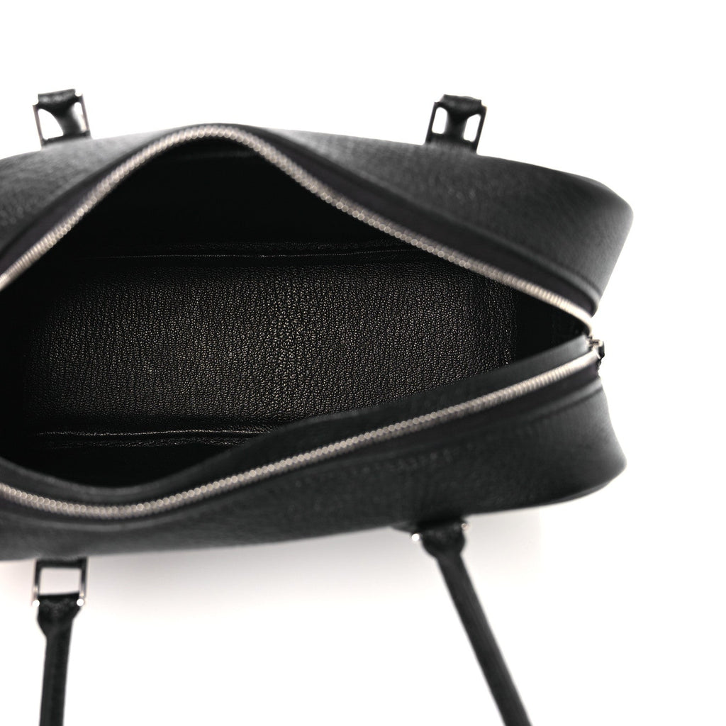 Hermès Chevre Mysore Mini Plume Black Black