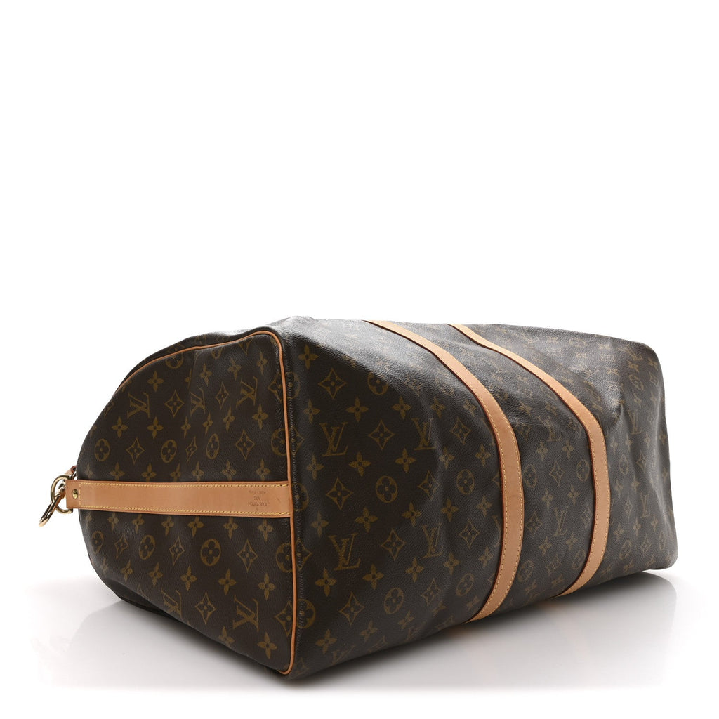 Louis Vuitton Keepall 55 Bandouliere detail view