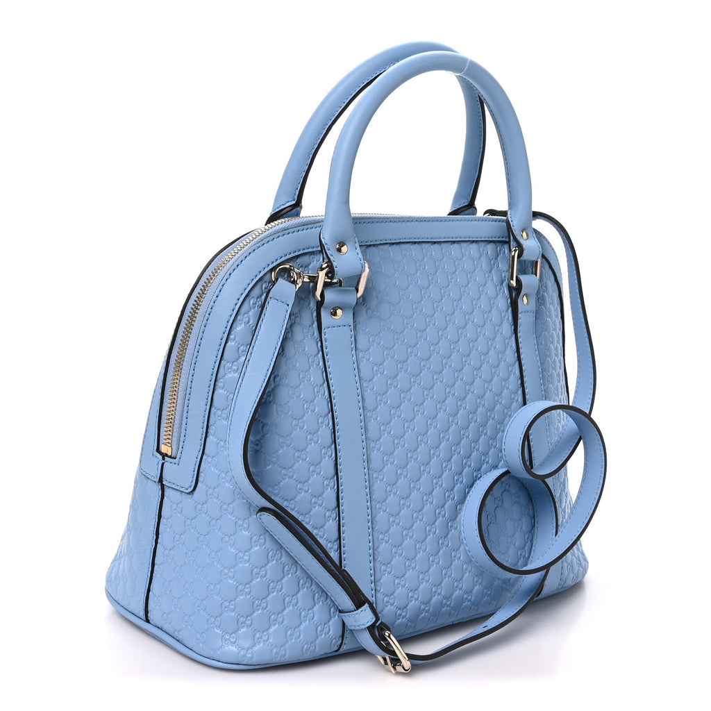 Gucci Microguccissima Medium Dome Bag Mineral Blue