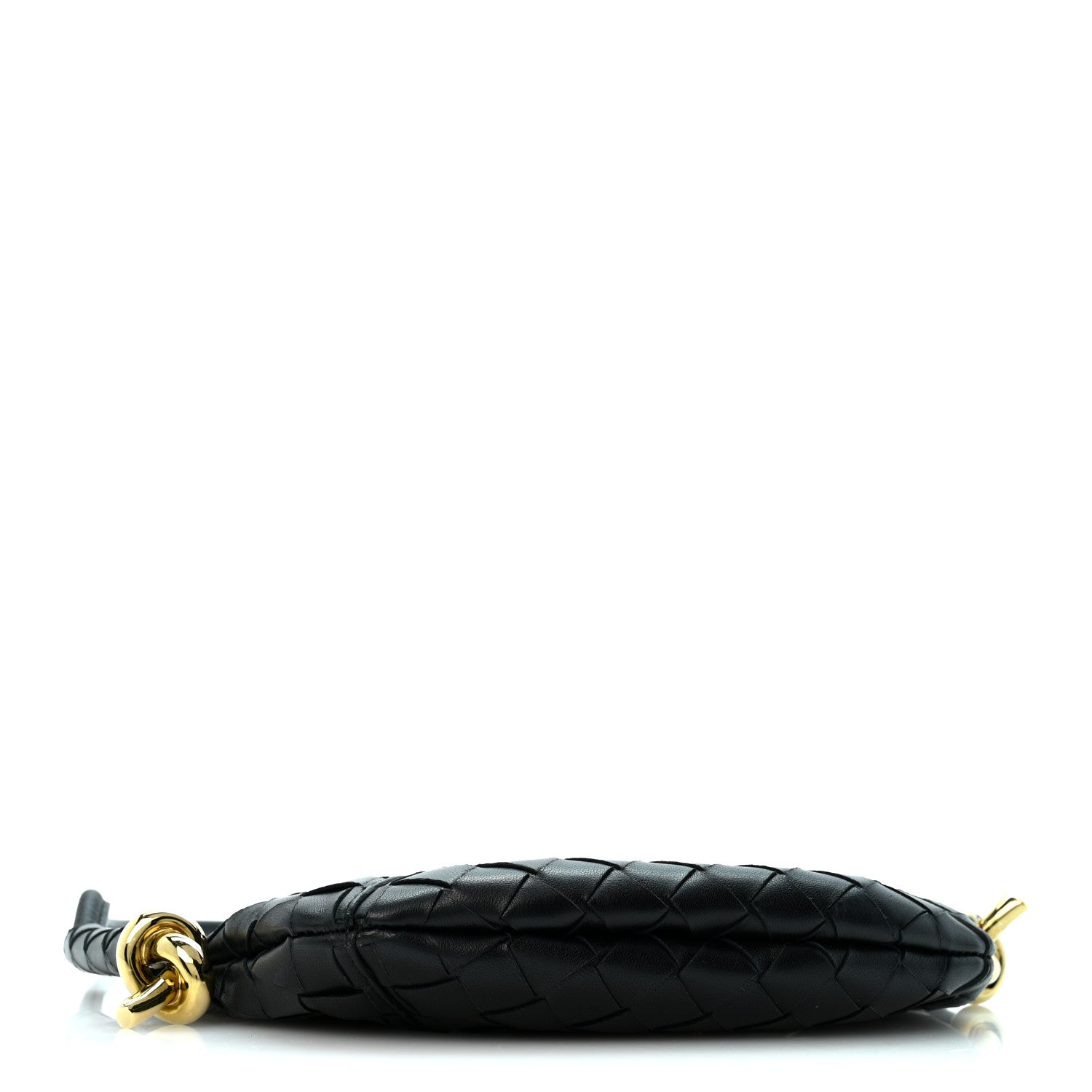 Bottega Veneta Nappa Intrecciato Mini Solstice Shoulder Bag Black