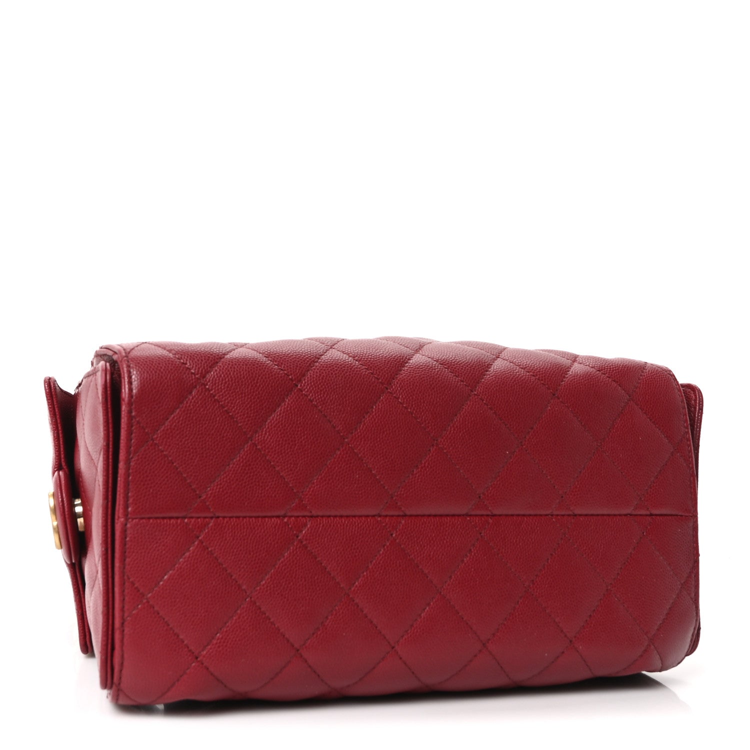 Chanel Caviar Quilted Small Chanel 25 Handbag Burgundy