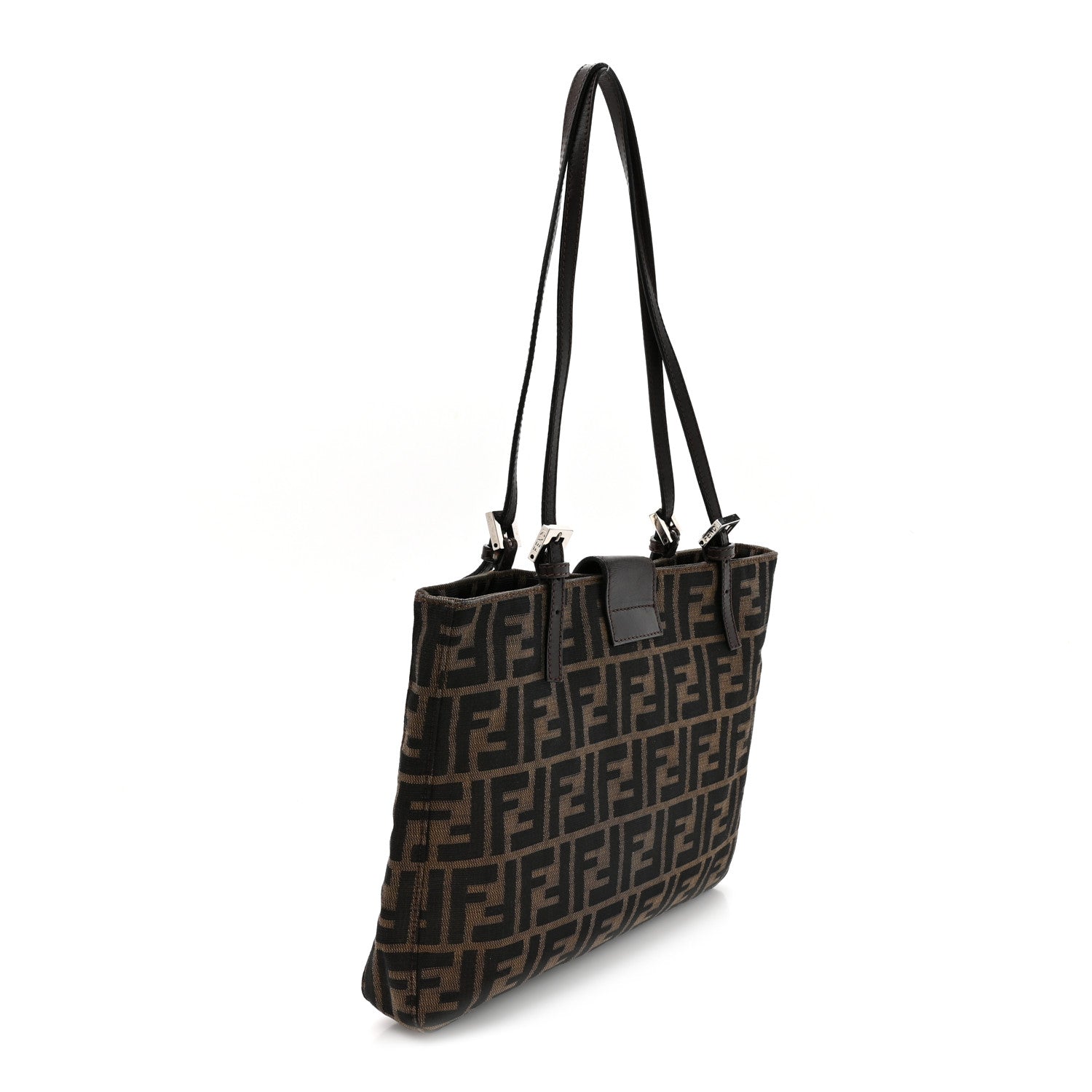 Fendi Zucca Shoulder Bag Tobacco