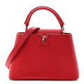 Louis Vuitton Taurillon Capucines BB Scarlet Red