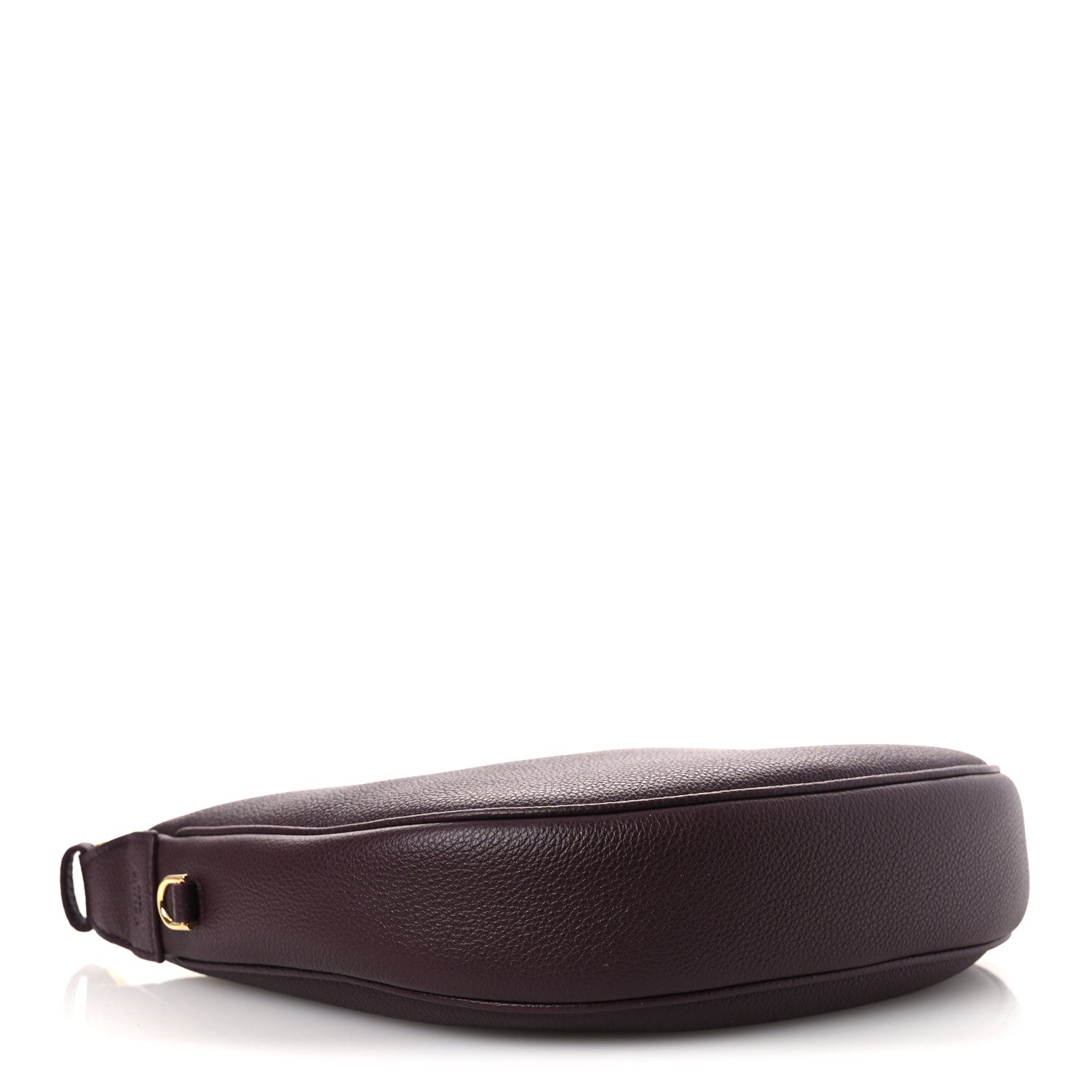 Celine Supple Grained Calfskin Teen Lulu Shoulder Bag Deep Burgundy detail view