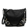 Givenchy Crinkled Calfskin Small Voyou Bag Black