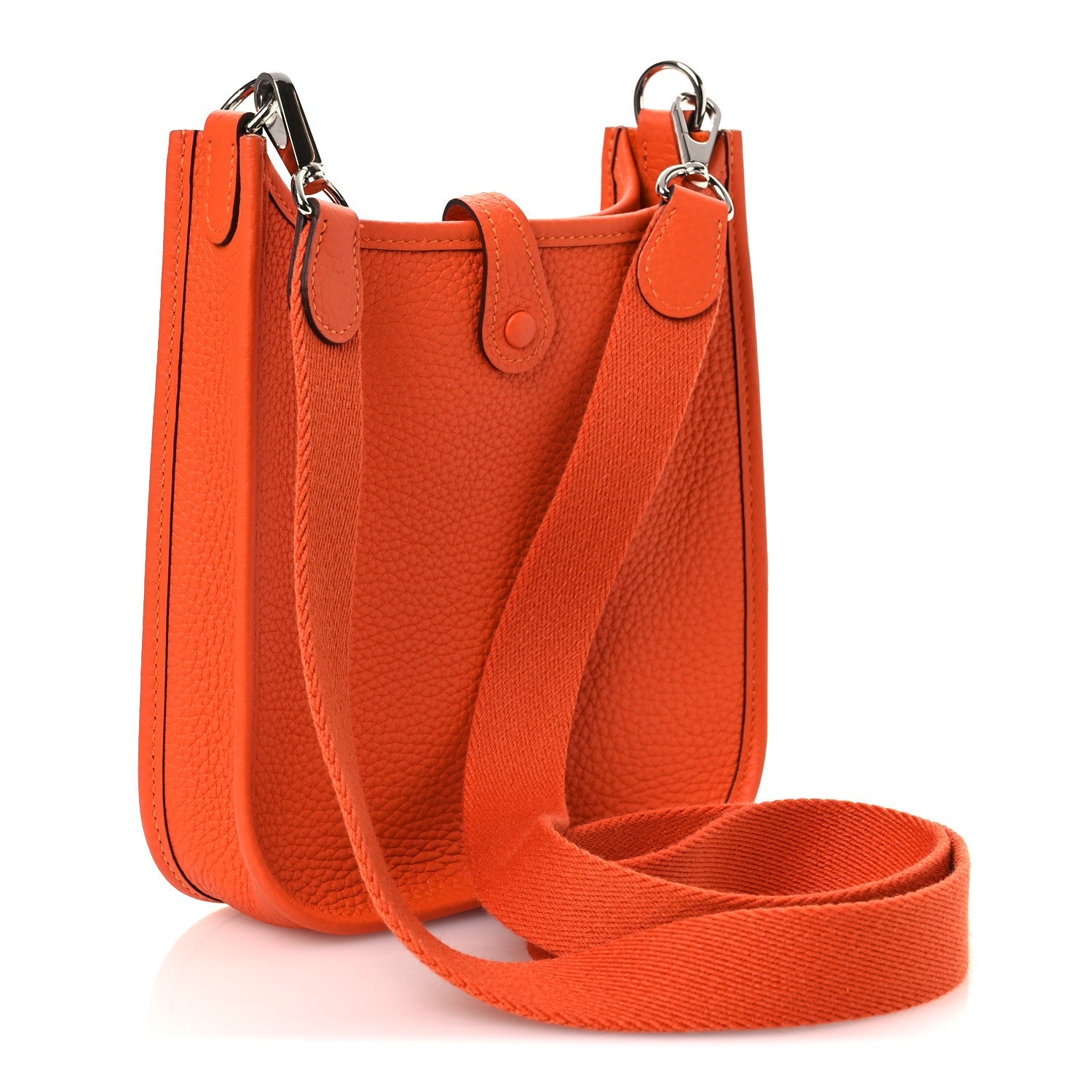 Hermès Taurillon Clemence Evelyne TPM Orange