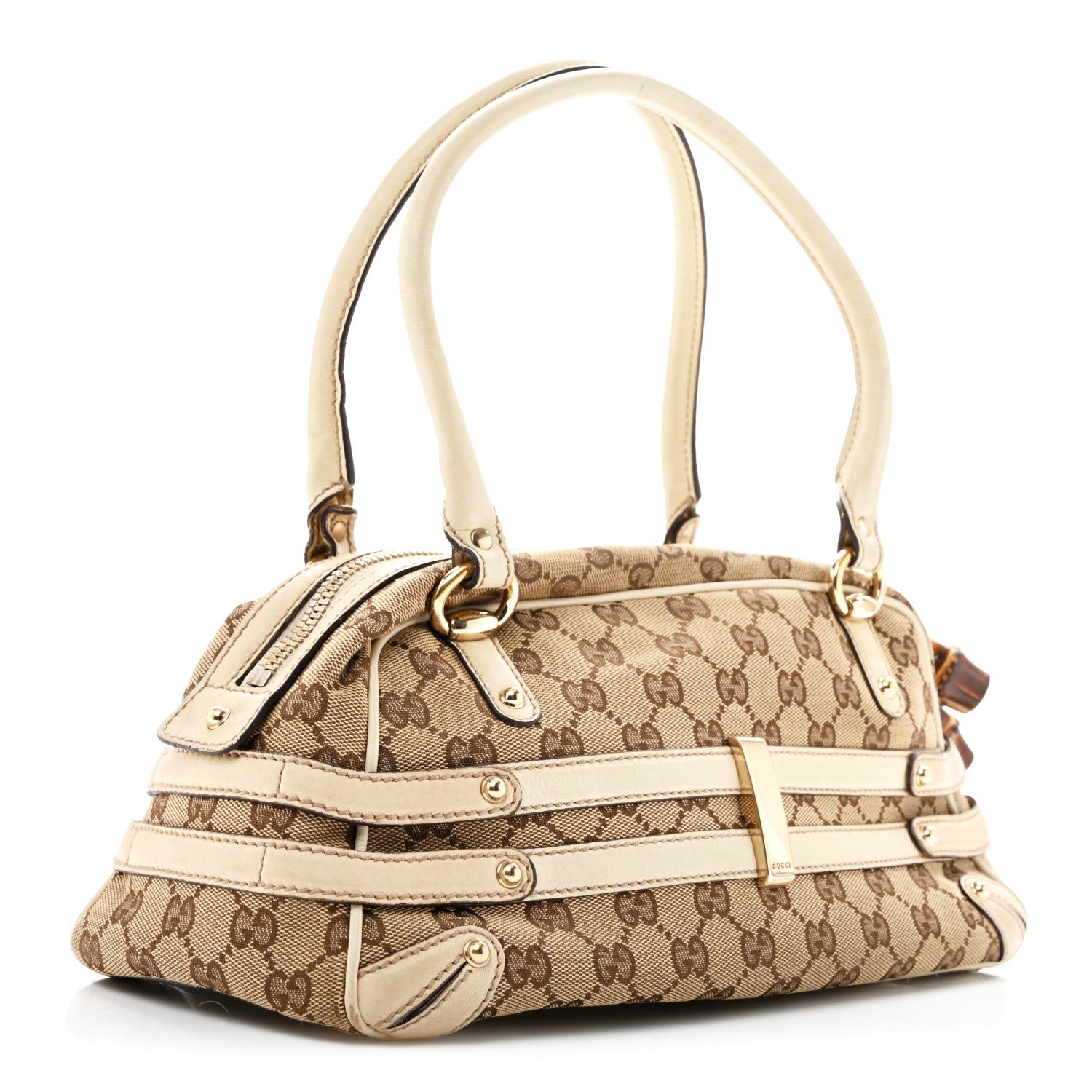 Gucci Monogram Wave Medium Boston Off White