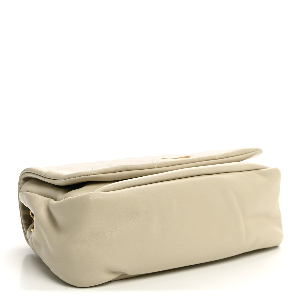 Saint Laurent Lambskin Matelasse Monogram Small Jamie 4.3 Crema Soft
