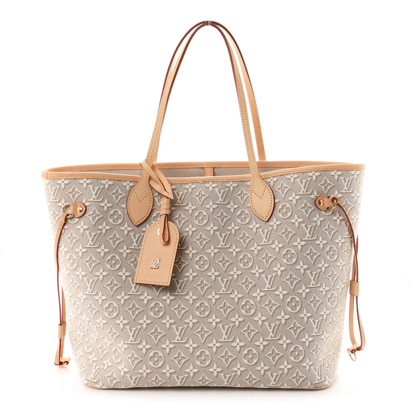 Louis Vuitton Jacquard Monogram Embleme Neverfull MM Peuplier