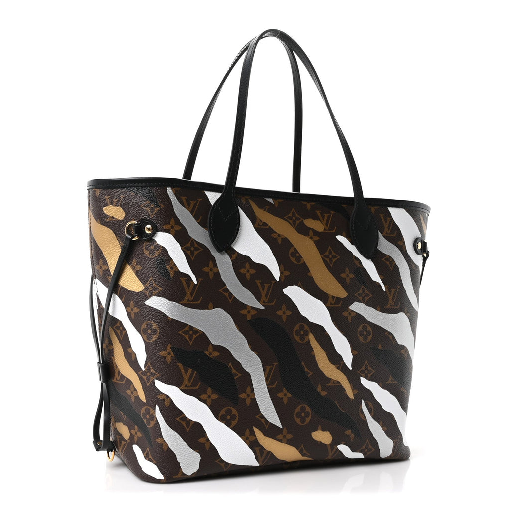 Louis Vuitton X LOL Monogram Neverfull MM Gold Silver