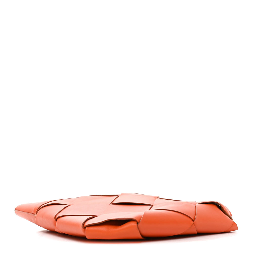 Bottega Veneta French Calfskin Small Slip Tote Orange