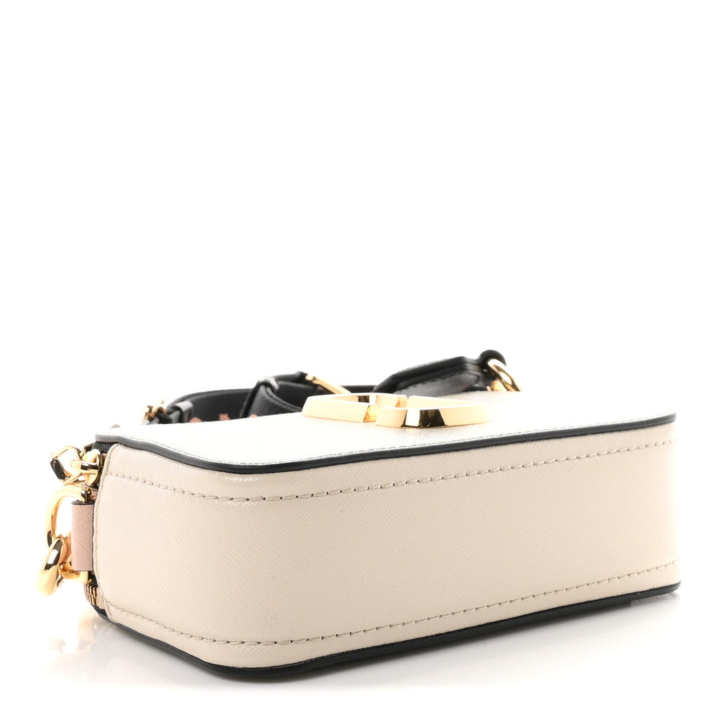 Saffiano Small Snapshot Camera Bag Dust Multicolor