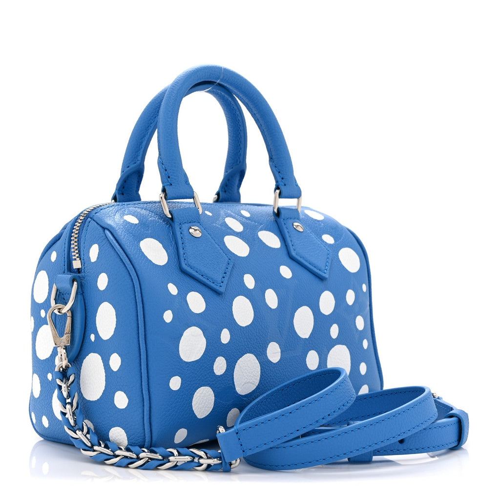 Louis Vuitton LV X YK Empreinte Speedy Bandouliere 20 Blue White