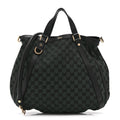Gucci Monogram Medium Abbey Convertible Tote Dark Green