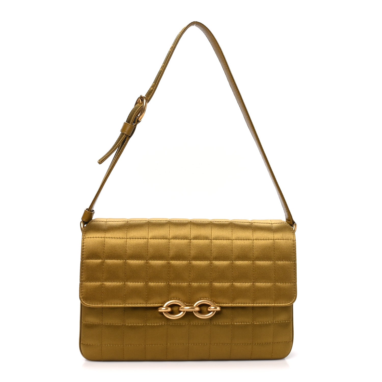Saint Laurent Carre Quilted Le Maillon Satchel New Jungle