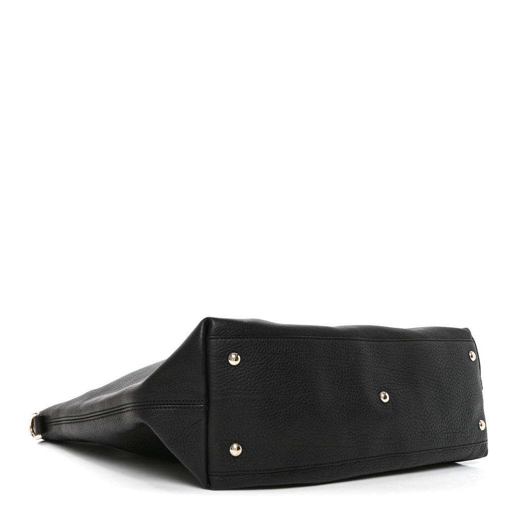 Gucci Cellarius Calfskin Large Soho Working Tote Black