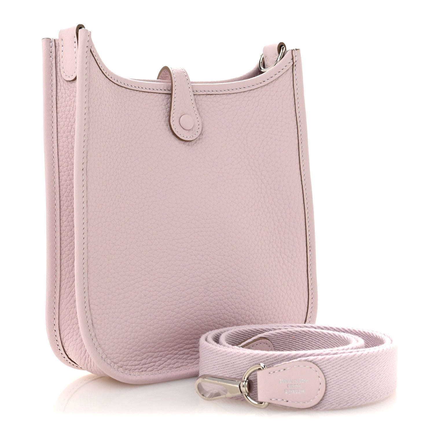 Hermès Taurillon Clemence Evelyne TPM Mauve Pale
