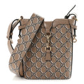Gucci GG Shadow Monogram Mini Bucket Bag Beige
