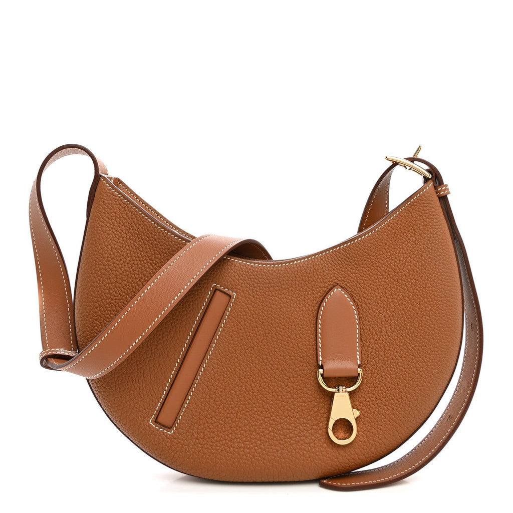 Hermès Togo Swift P'tit Arcon Gold