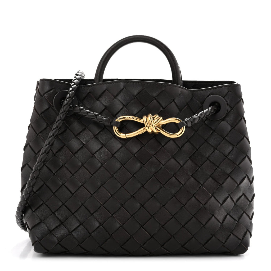 Bottega Veneta Nappa Intrecciato Small Andiamo Shoulder Bag Fondant