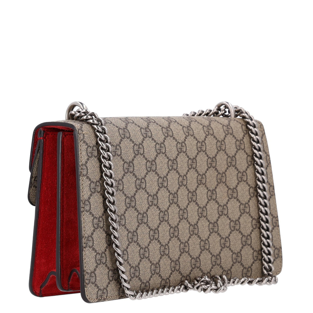 Gucci GG Supreme Monogram Small Dionysus Shoulder Bag Red
