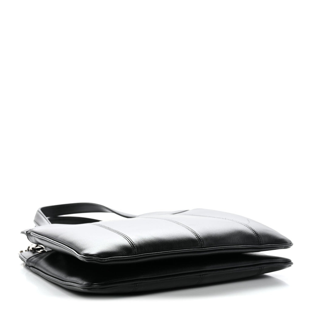 Gucci Calfskin Petite GG Small Tote Bag Black