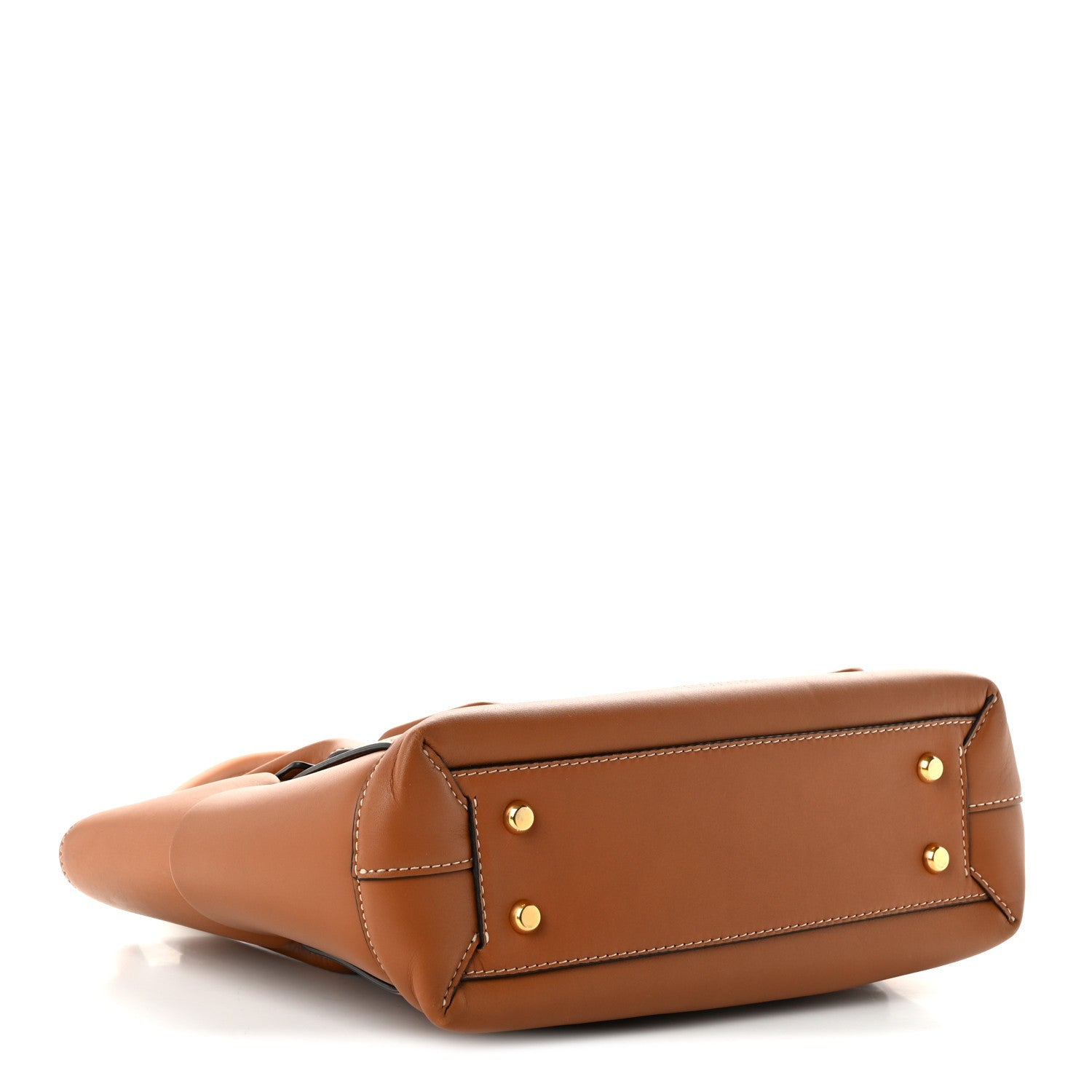 Bottega Veneta French Calfskin Maxi Intrecciato Small Arco Wood