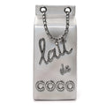 Chanel Metallic Goatskin Lait de Coco Milk Carton Bag Silver