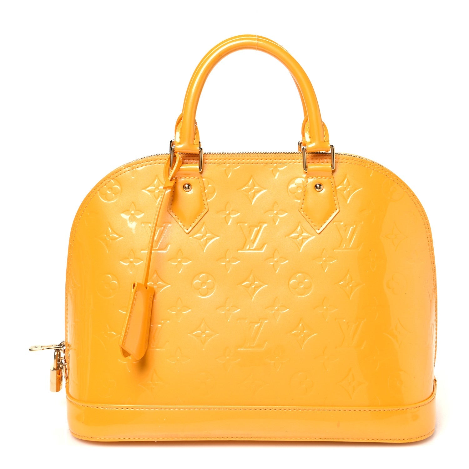 Louis Vuitton Vernis Alma PM Jaune Passion