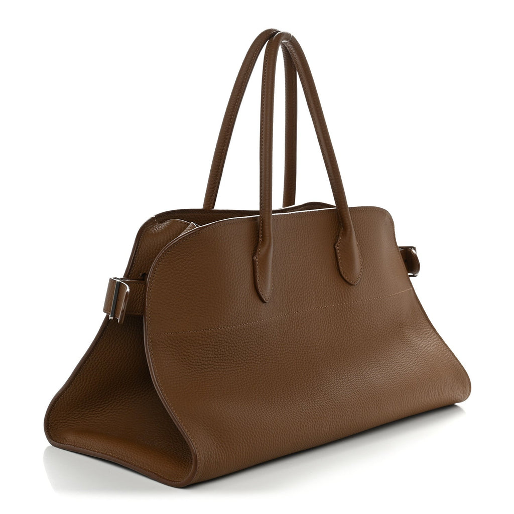 The Row Grained Calfskin EW Margaux Rubber