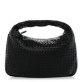 Bottega Veneta Nappa Intrecciato Medium Veneta Hobo Black