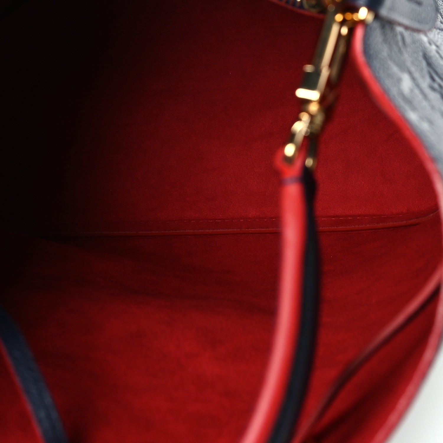 Louis Vuitton Empreinte Neonoe MM Marine Rouge
