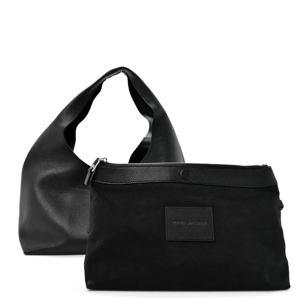 Grained Calfskin Medium The Sack Bag Black