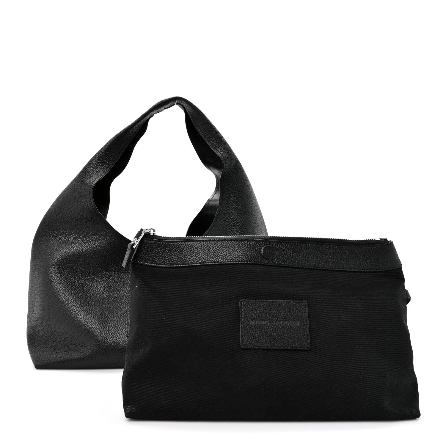 Grained Calfskin Medium The Sack Bag Black
