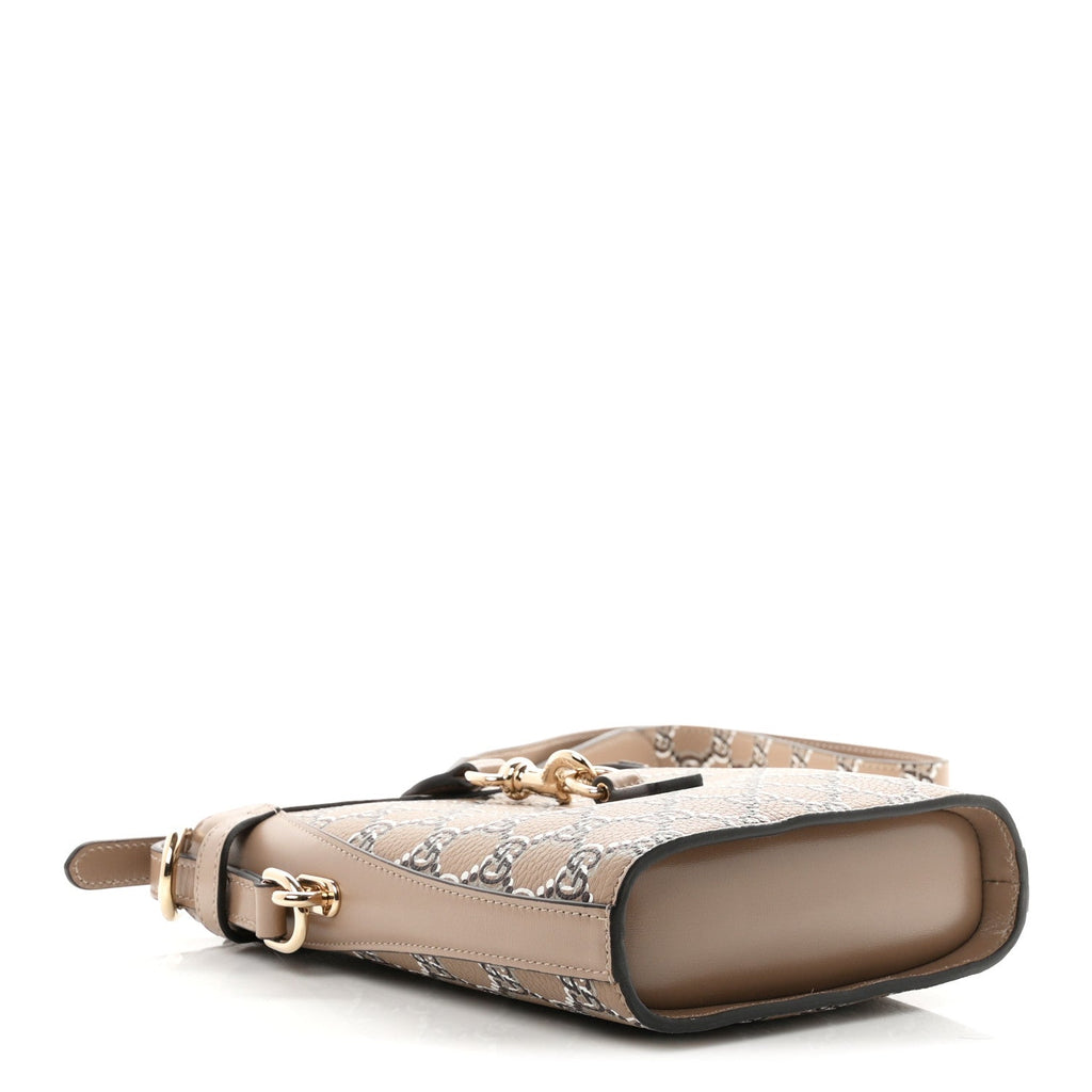 Gucci GG Shadow Monogram Mini Bucket Bag Beige