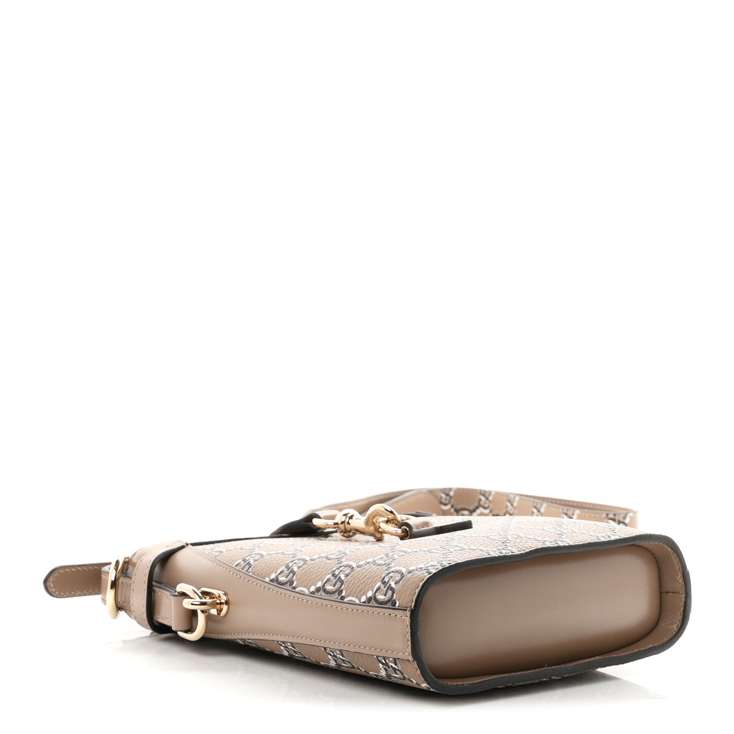 Gucci GG Shadow Monogram Mini Bucket Bag Beige