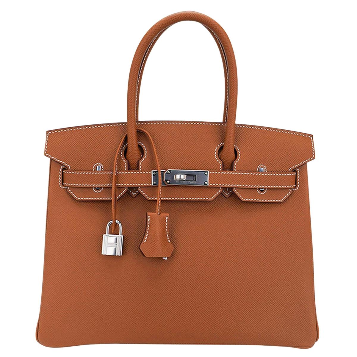 Hermès Birkin 35 Gold Togo side view