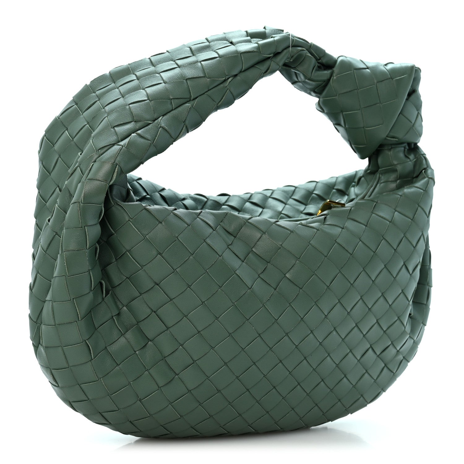 Bottega Veneta Nappa Intrecciato Teen Jodie Hobo Aloe