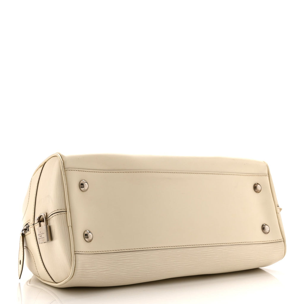 Louis Vuitton Epi Bowling Montaigne GM Ivory